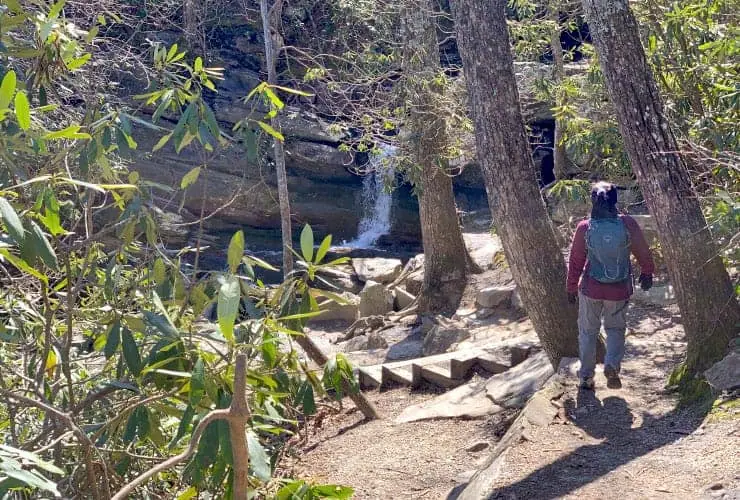 Glimpse of Hidden Falls