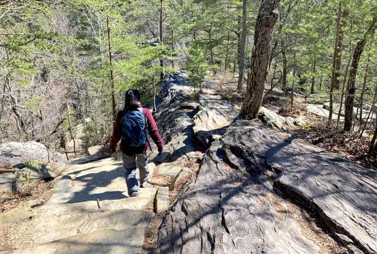 Hanging Rock State Park Rock Stairs