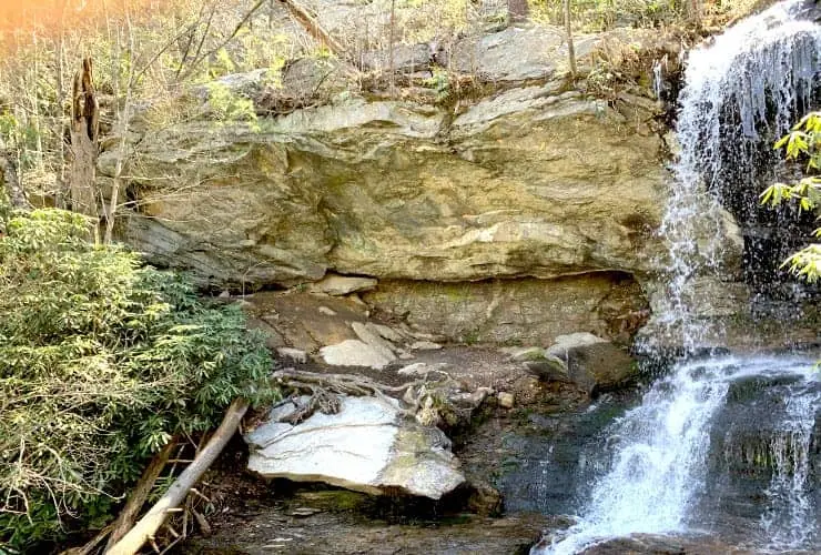 Window Falls Adjacent Rocks