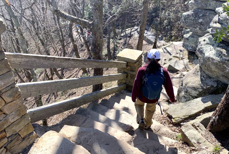 Pilot Mountain Jomeokee Trail Steps