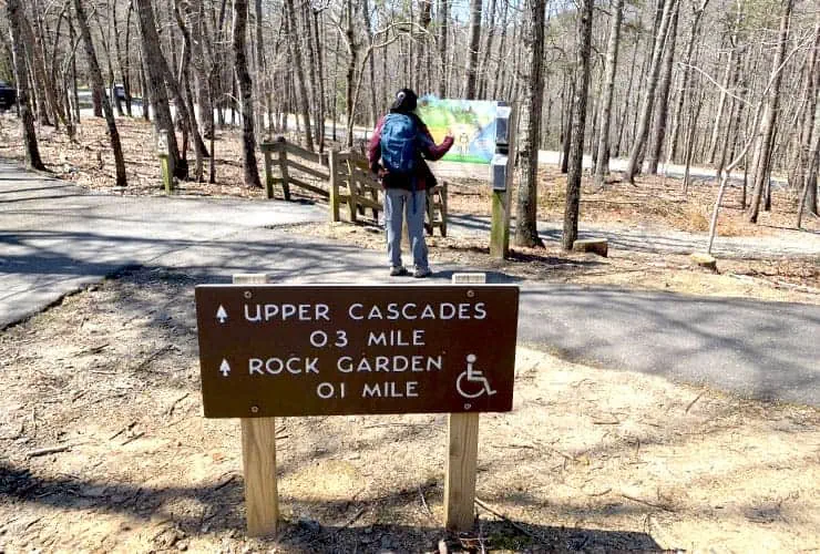 Rock Garden & Upper Cascades Falls Trailhead