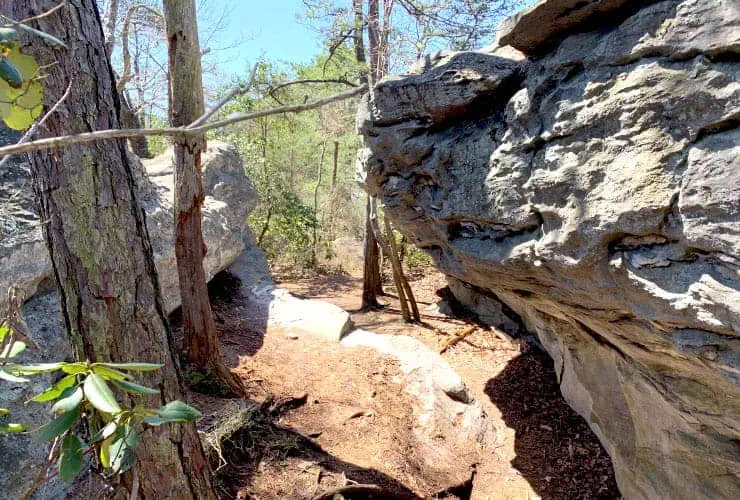 Hanging Rock State Park Rock Garden Tunnel