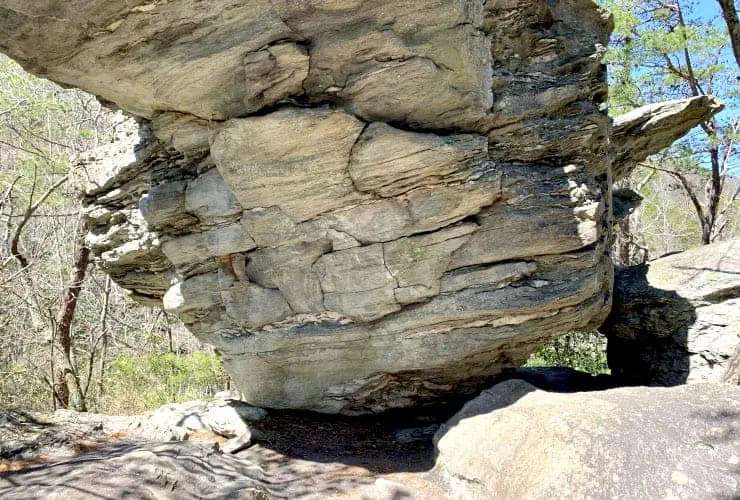 Hanging Rock State Park Rock Garden Balanced Rock