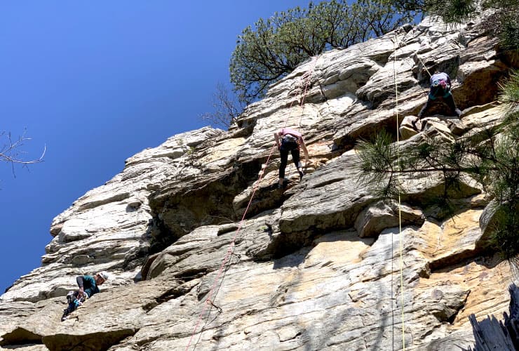 Pilot Mountain Climbers