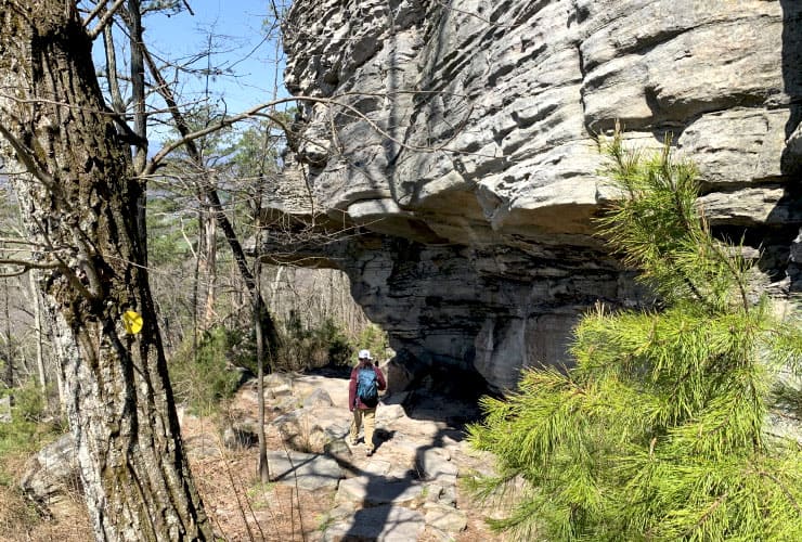 Pilot Mountain Overhanging Rock