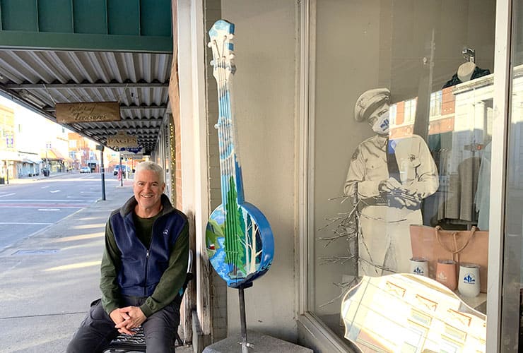 Mayberry Market Painted Banjo