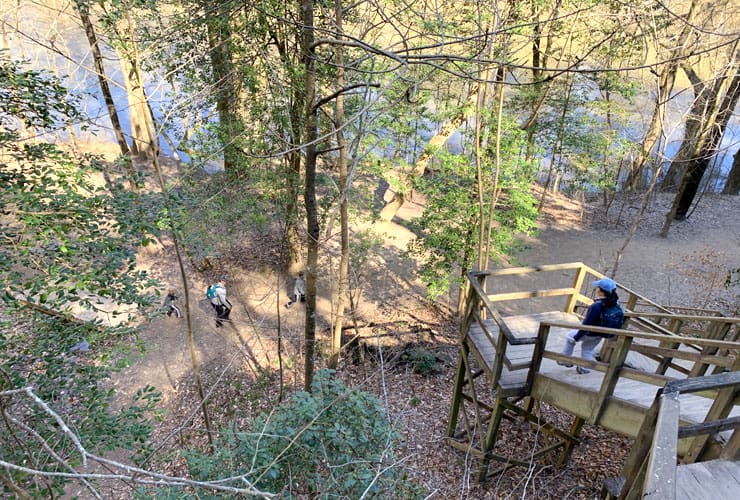 Bottom of Steps to Raven Rock