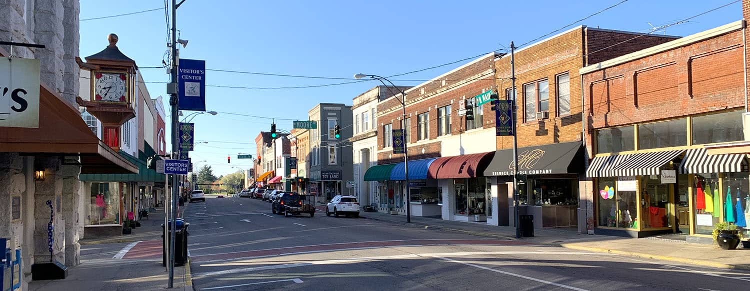 Downtown Mt Airy, North Carolina