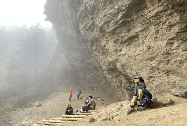 Inside Alum Cave Bluffs