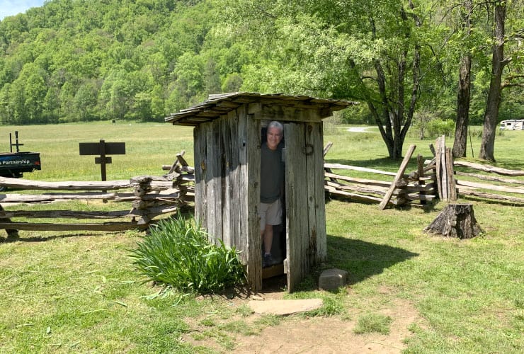 Mountain Farm Museum Outhouse
