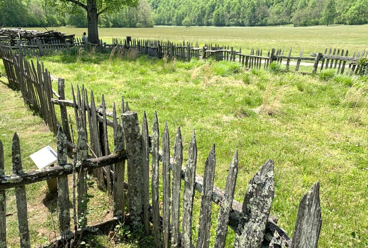 Garden at the Mountain Farm Museum
