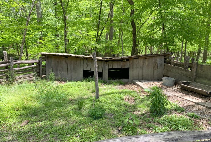 Mountain Farm Museum Hog Pen