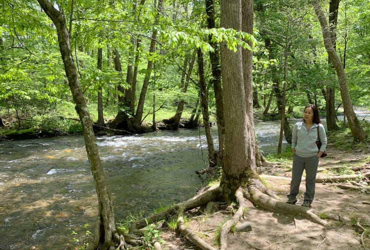 Mountain Farm Museum Oconaluftee River
