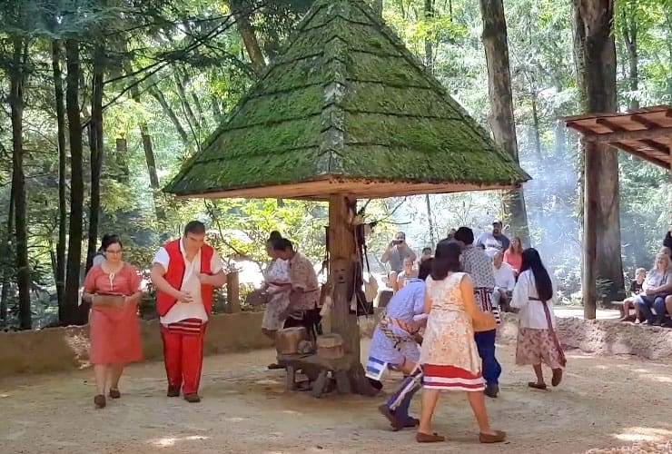 Ritual Dance at the Oconaluftee Indian Village