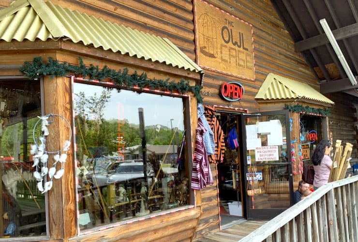 The Owl Cage Tsali Blvd Shopping Cherokee