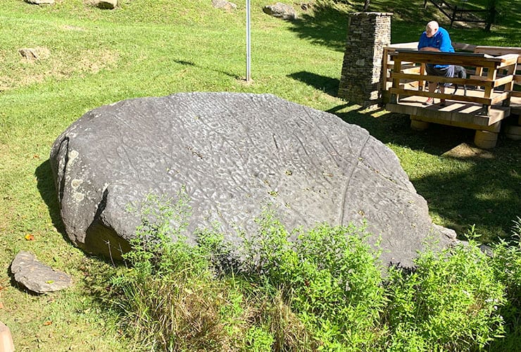 Judaculla Rock in Jackson County, NC