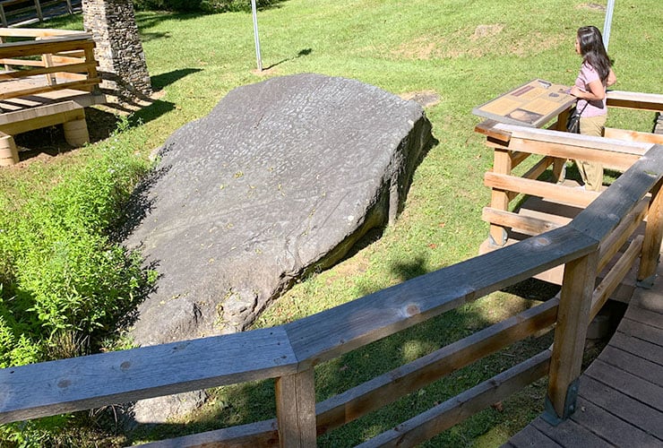 Judaculla Rock Side View