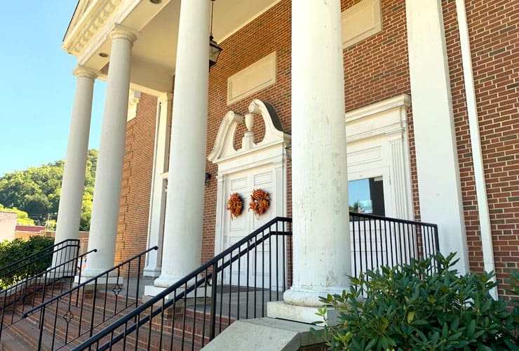 First Baptist Church Entrance