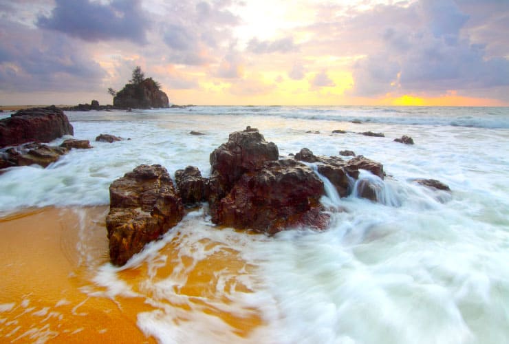 Malaysia Rocky Shoreline