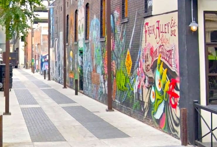 Freak Alley Entrance
