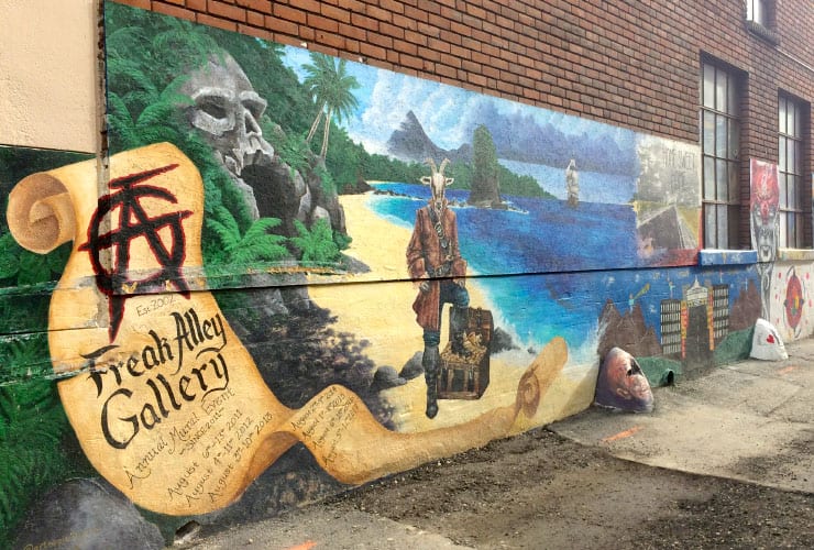 Freak Alley Gallery Street Art