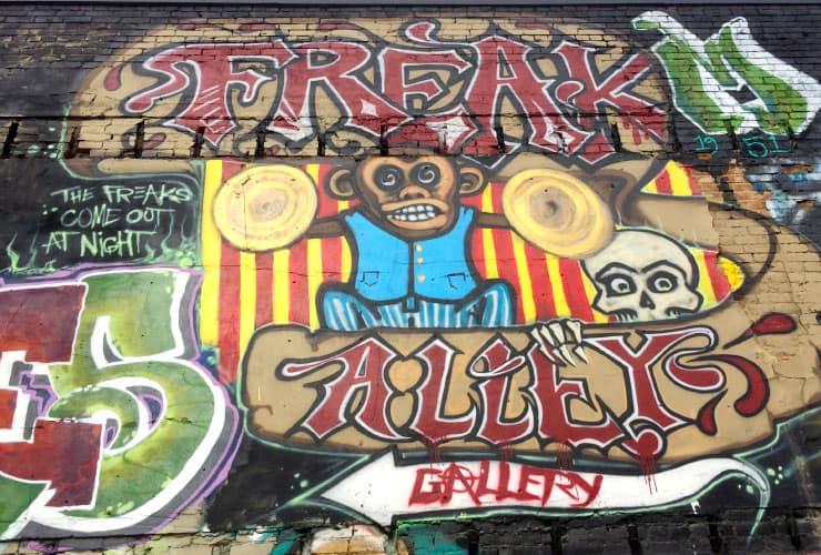 Freak Alley Gallery Street Art