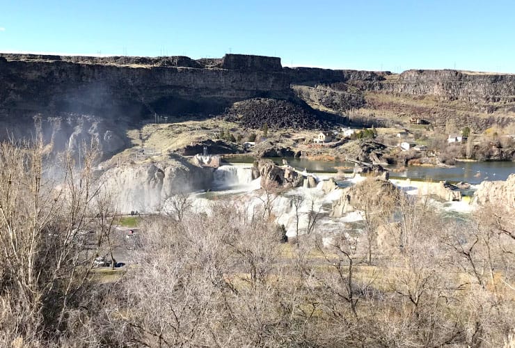 High View of Waterfalls