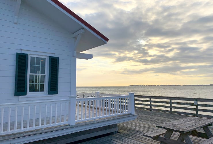 Roanoke Marshes Lighthouse Sunrise