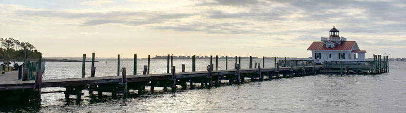 Sunrise Roanoke Marshes Lighthouse