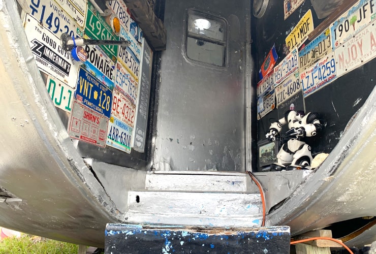Outer Banks Futuro House Open Hatch