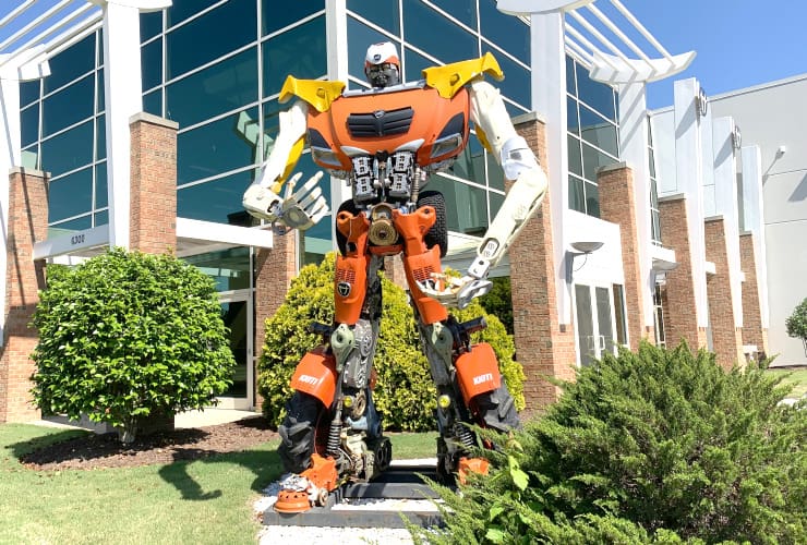KIOTI NC Metal Roadside Attractions Transformer Tractor