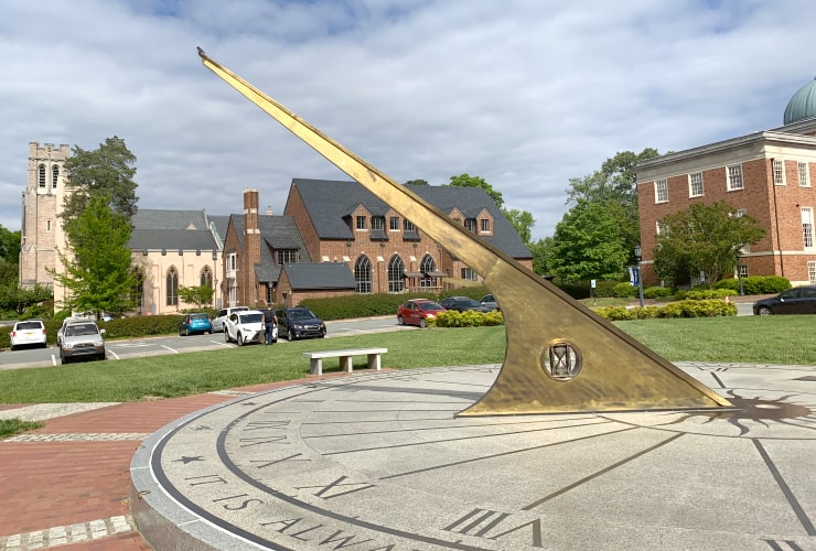 UNC Morehead Planetarium Sundial
