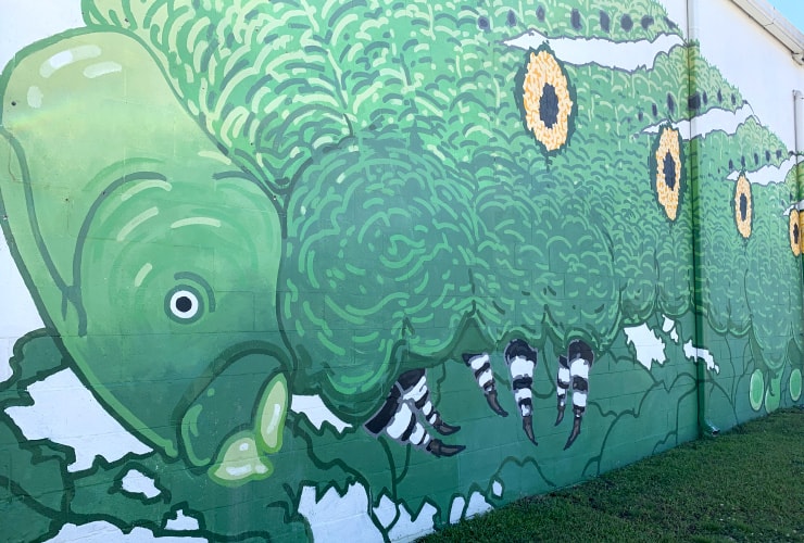 Downtown Wendell Oliver Mural