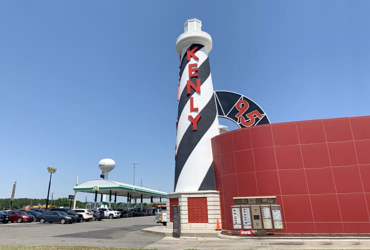 Kenly 95 Truckstop Gas Pumps