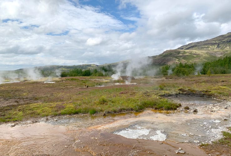 Lil Geysir & Mud Pits at Geysir Center