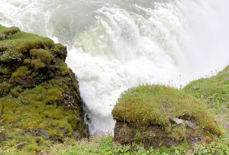 Powerful Gulfoss in Goldne Circle Southern Iceland