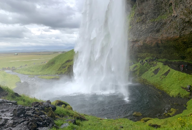 South View of Iceland's Seljalandsfoss