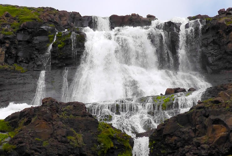 Top of Iceland Waterfall Rjúkandafoss