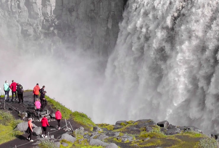 Closeup Dettifoss Iceland