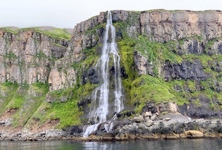 Mígandifoss Near the Arctic Circle Iceland