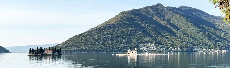 Bay of Kotor in Perast Montenegro