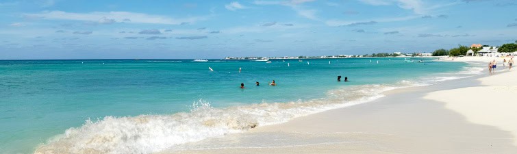 Seven Mile Beach on the West Coast of Grand Cayman
