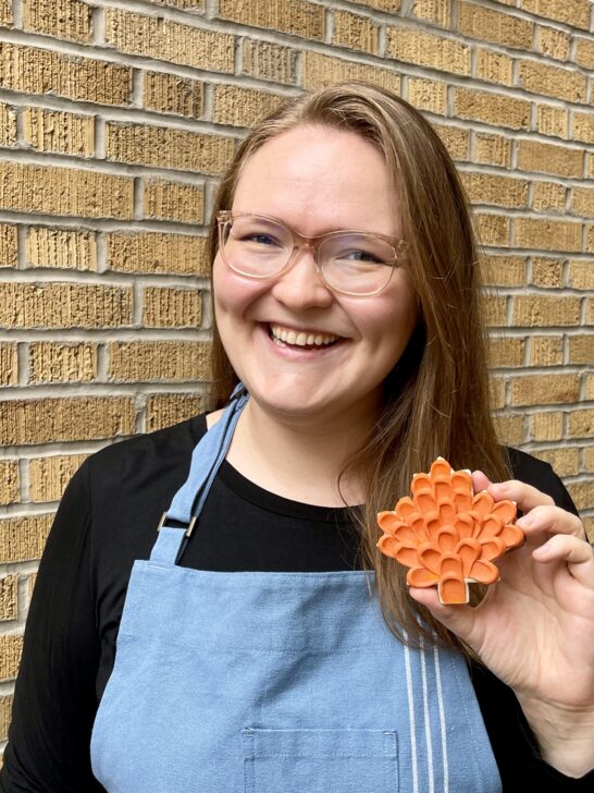 photo of Grace Gaylord, aka The Graceful Baker aka a royal icing cookie artist