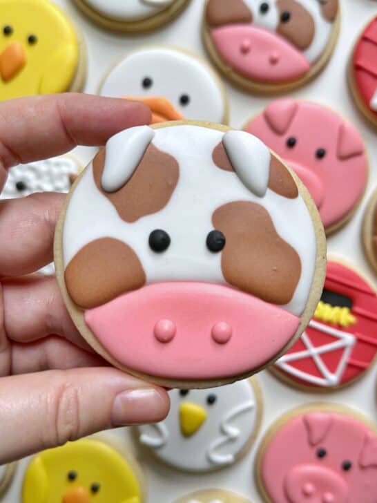 decorated cow