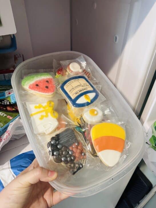 storing royal icing cookies