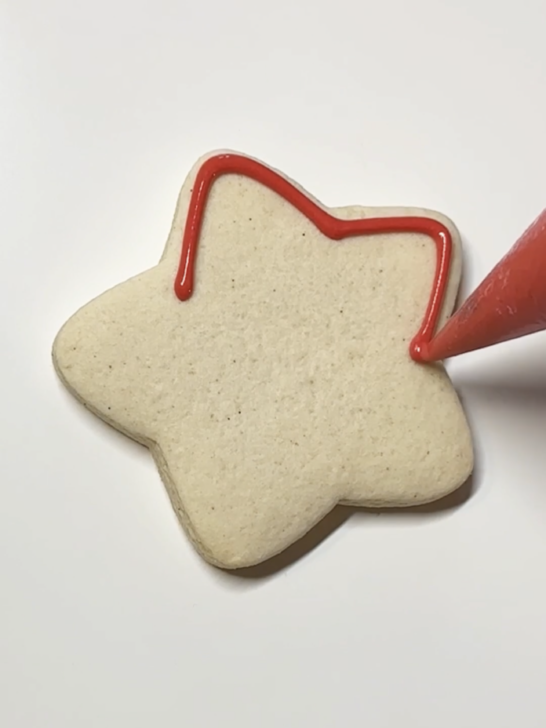 flooding with royal icing