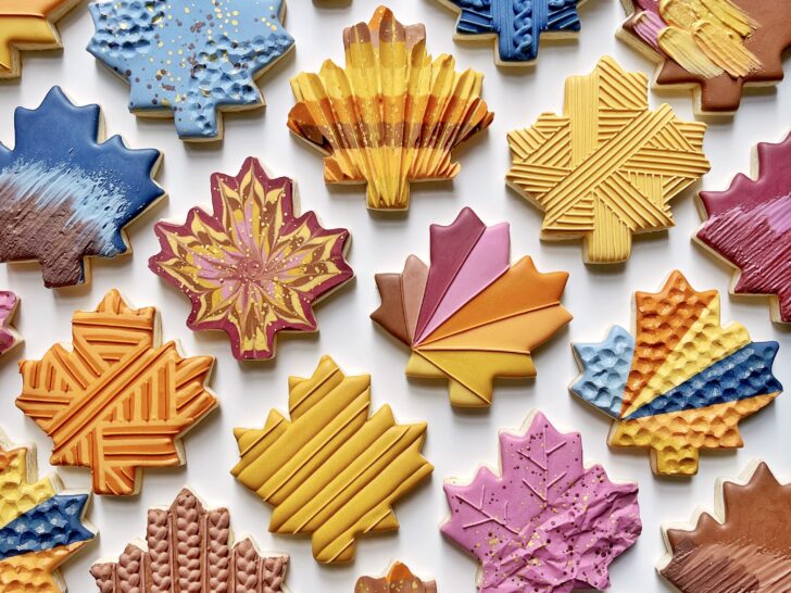 phot of royal icing cookies