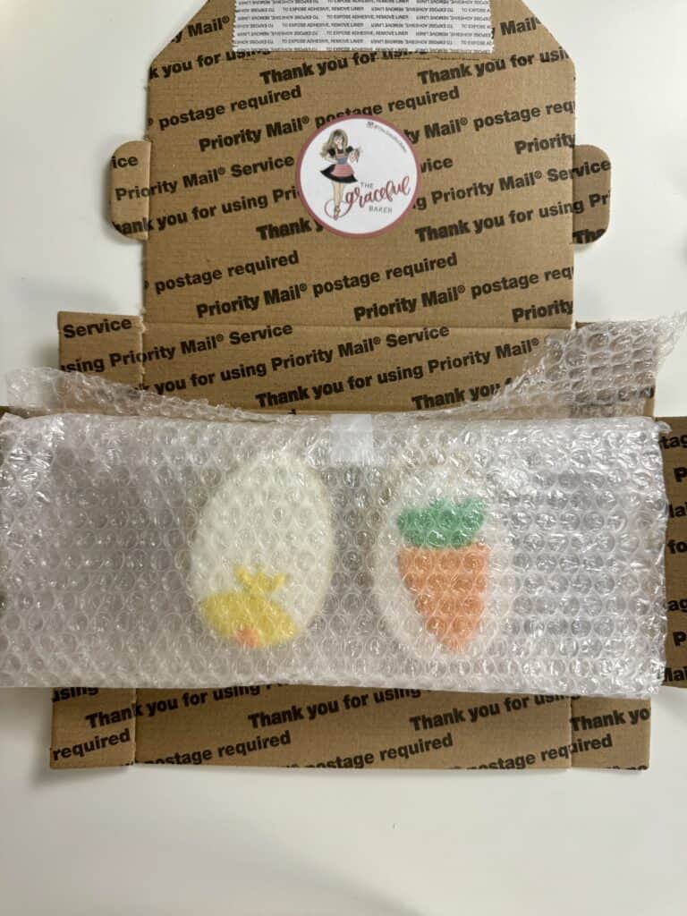how to package 4 cookies for shipping
