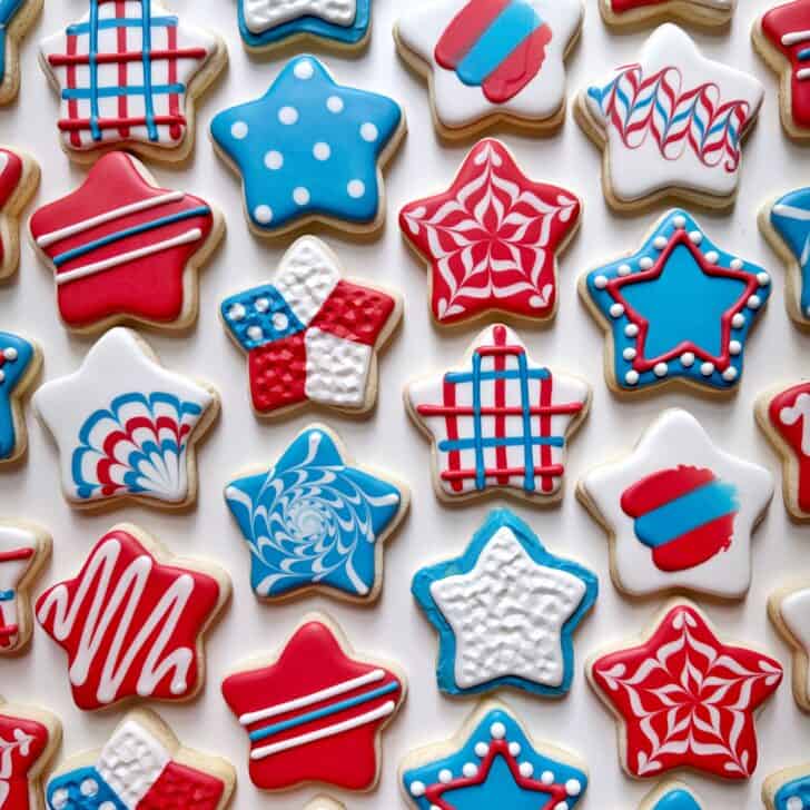 4th of July Cookies ~ 12 Patriotic Star Cookies
