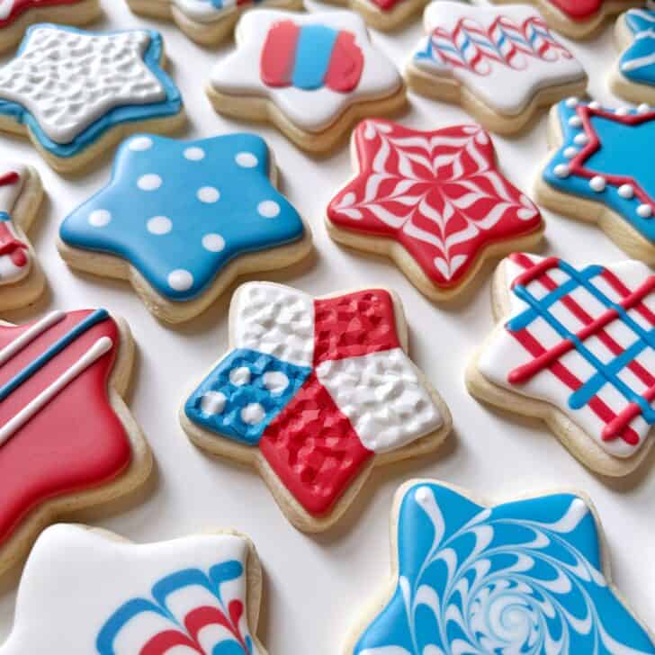4th of July Cookies ~ 12 Patriotic Star Cookies